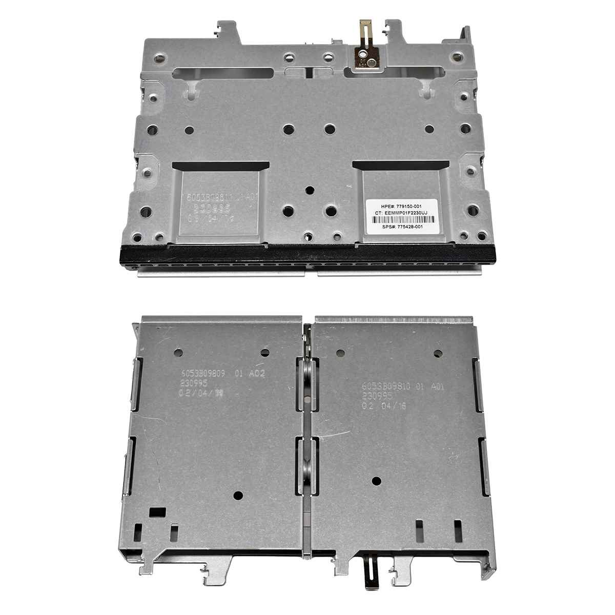 HP Festplatten / Hard Disk Cage 2x SFF 2,5 ohne Backplane Proliant DL360 G9 G10 779150-001 HP Festplatten / Hard Disk Cage 2x SFF 2,5 ohne Backplane Proliant DL360 G9 G10 779150-001
