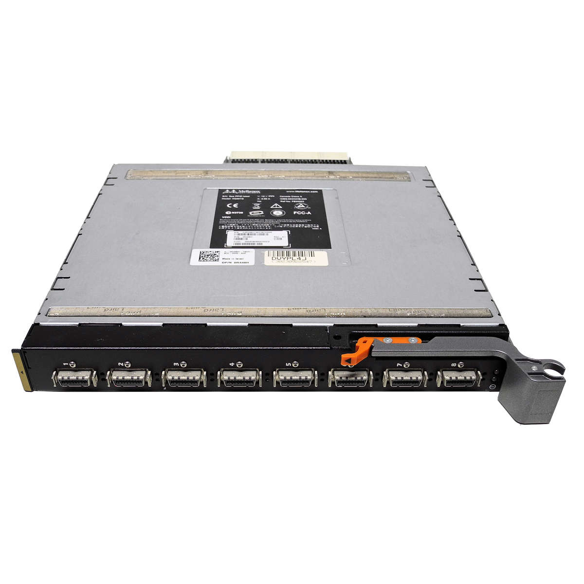 Dell-Mellanox-M2401G-24-Port-20-Gb-s-InfiniBand-Bl-002.jpg Dell Mellanox M2401G 24-Port 20 Gb/s InfiniBand Blade Switch for M1000e 0R449H