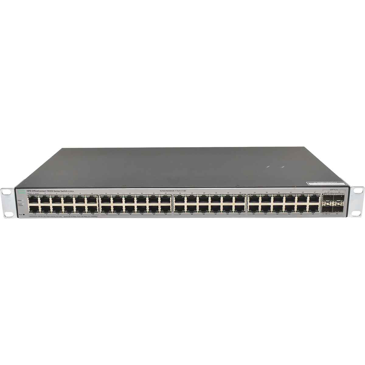 HP OfficeConnect 1920S Series JL382A 48-Port RJ-45 GE 4x SFP GE Switch Rack Ears HP OfficeConnect 1920S Series JL382A 48-Port RJ-45 GE 4x SFP GE Switch Rack Ears