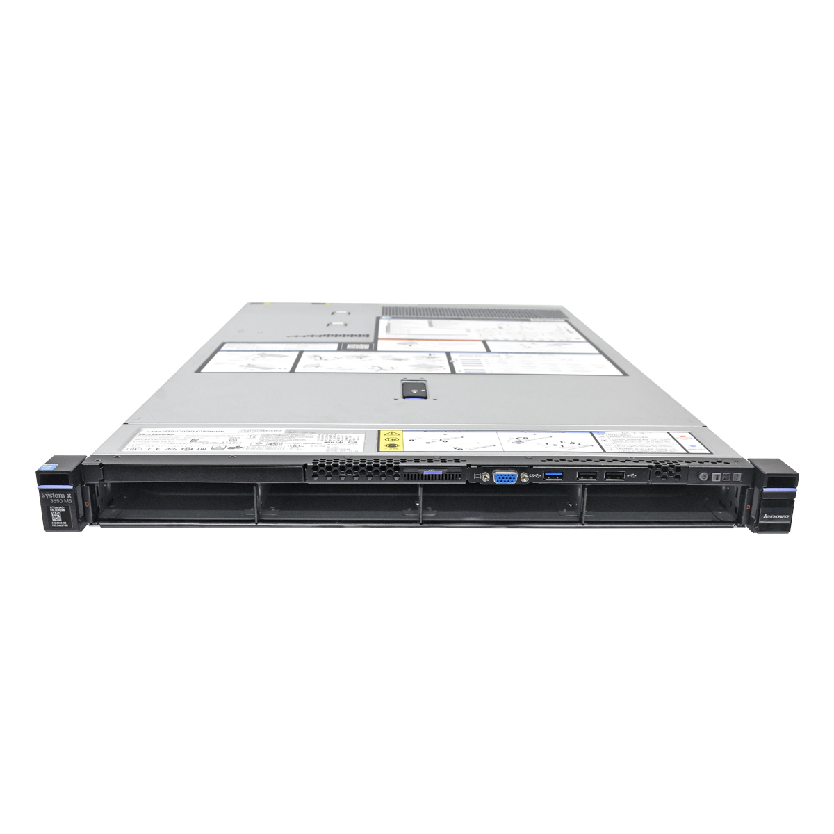 Lenovo System x3550 M5 Server Barebone no CPU no DDR4 2x Heatsink 4x LFF 3,5 Lenovo System x3550 M5 Server Barebone no CPU no DDR4 2x Heatsink 4x LFF 3,5