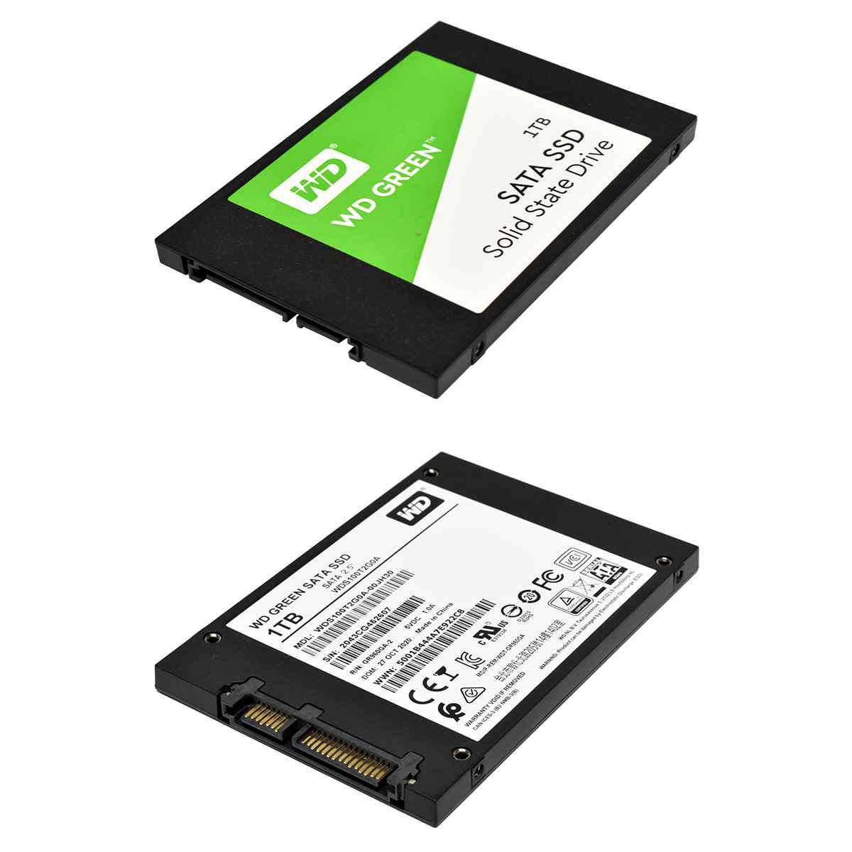 WD GREEN 1TB WDS100T2G0A-00JH30 2.5" 7mm 6G SATA SSD WD GREEN 1TB WDS100T2G0A-00JH30 2.5" 7mm 6G SATA SSD