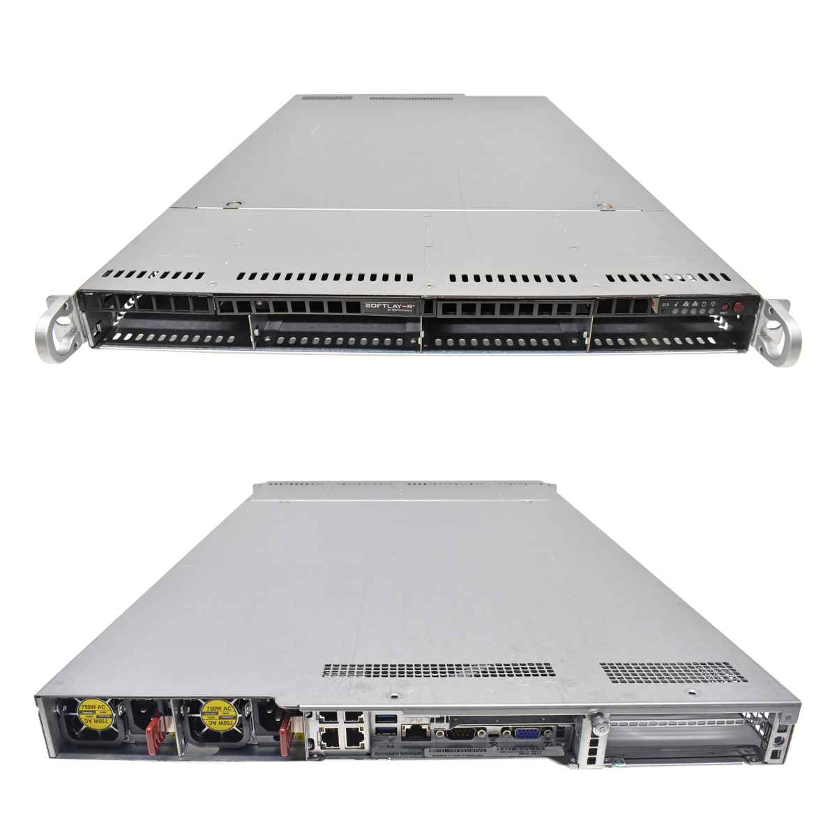 Supermicro CSE-819U Server 1U X10DRU 2xE5-2650 V4 32GB RAM 4xLFF LSI 9300-16i