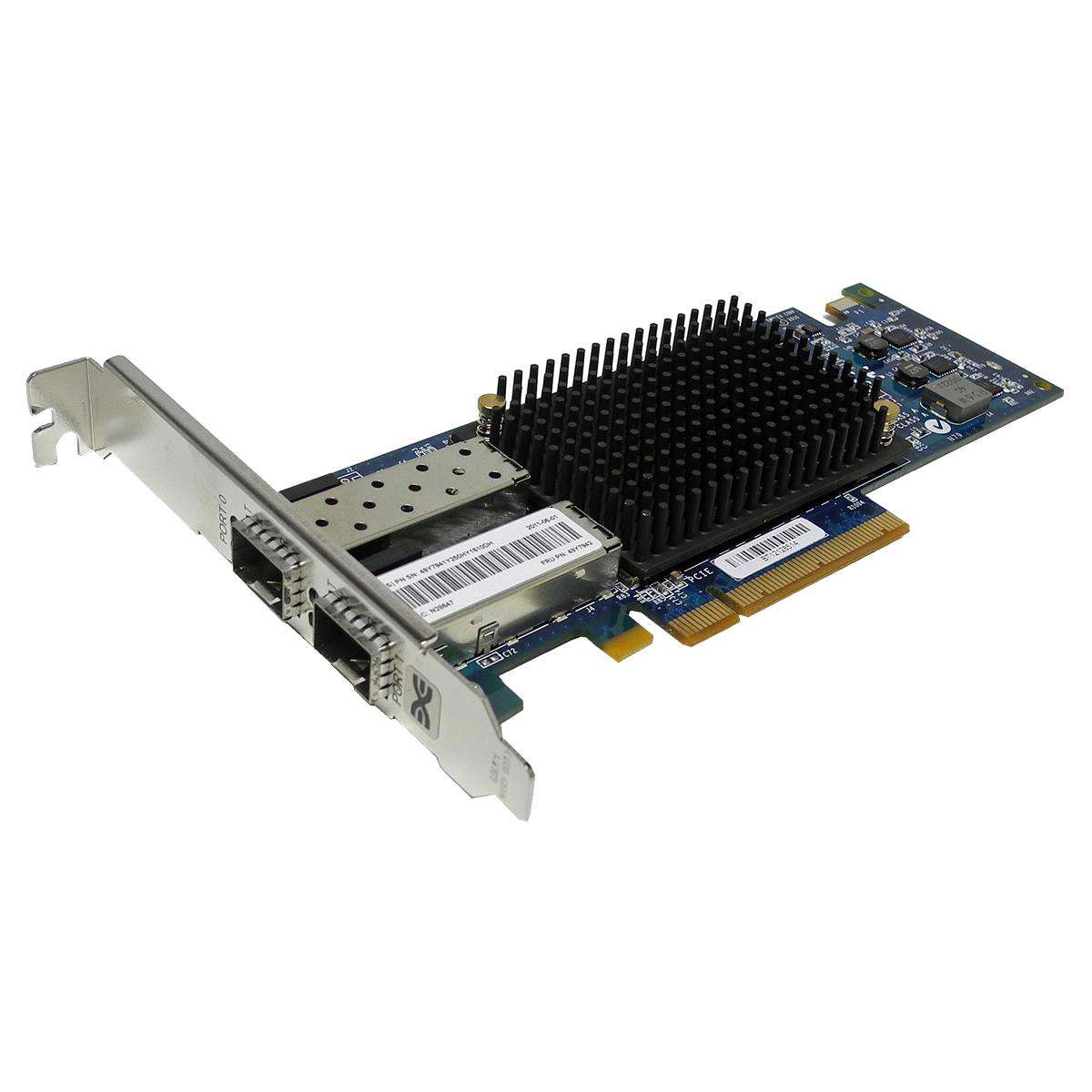EMULEX IBM OCE11102 Dual-Port 10GbE FC SFP+ PCIe x8 Virtual Adapter FRU 49Y7942