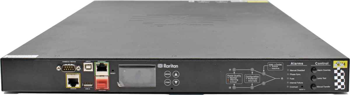 Raritan PX3TS-1875CR Intelligent Rack Transfer Switch 8 x C13, 1 x C19 Output 3,7KW Raritan PX3TS-1875CR Intelligent Rack Transfer Switch 8 x C13, 1 x C19 Output 3,7KW NEU