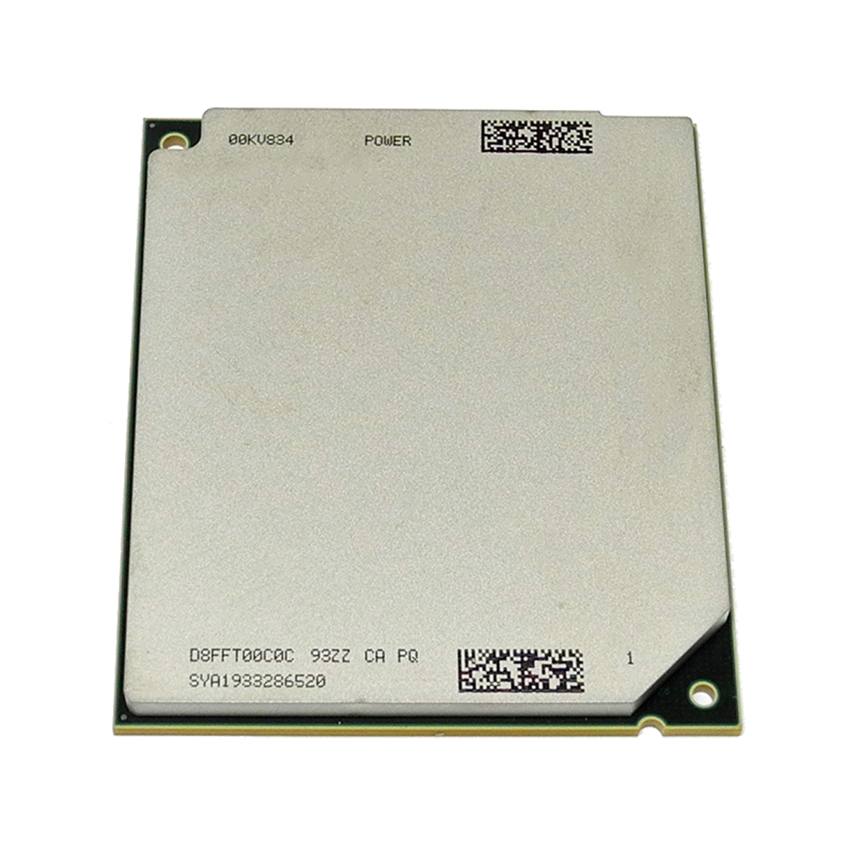 IBM Power 8 Processor 8-Core 93ZZ CA PQ 4.15 GHz D8FFT00C0C 00KV834