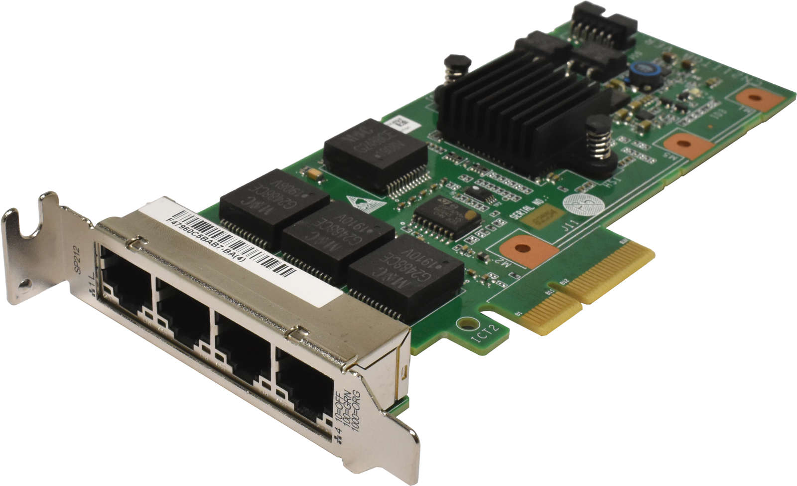 Huawei SP212 CN21ITGC 4-Port Network Adapter Gigabit Ethernet PCle x4 LP