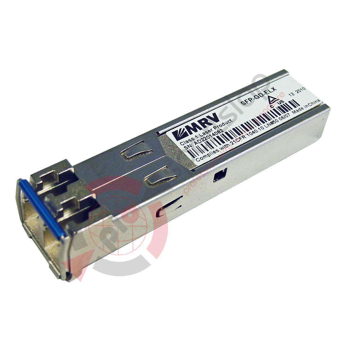 MRV-SFP-1000Base-LX-35-km-1GB-FC-mini-GBIC-Transce-001.jpg MRV SFP 1000Base-LX 35 km 1GB FC mini GBIC Transceiver Module Modell: SFP-GD-ELX