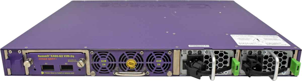 Extreme Summit X460-G2-48t-10GE4-Base 16702 48-Port RJ-45 GE Switch 4x 10G SFP+ 40G Module