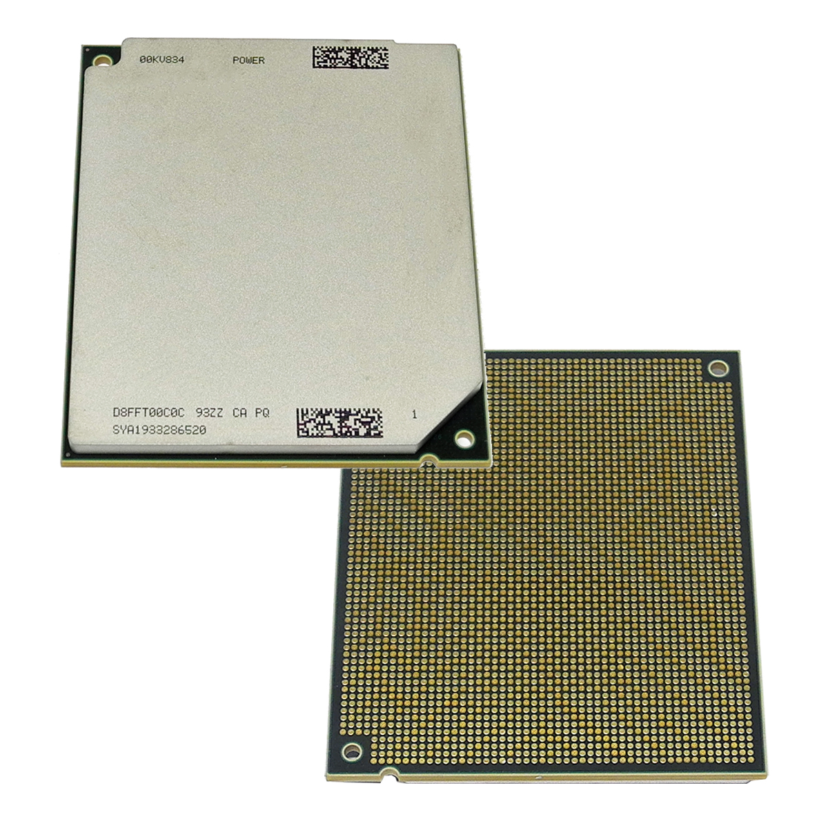IBM Power 8 Processor 8-Core 93ZZ CA PQ 4.15 GHz D8FFT00C0C 00KV834 IBM Power 8 Processor 8-Core 93ZZ CA PQ 4.15 GHz D8FFT00C0C 00KV834
