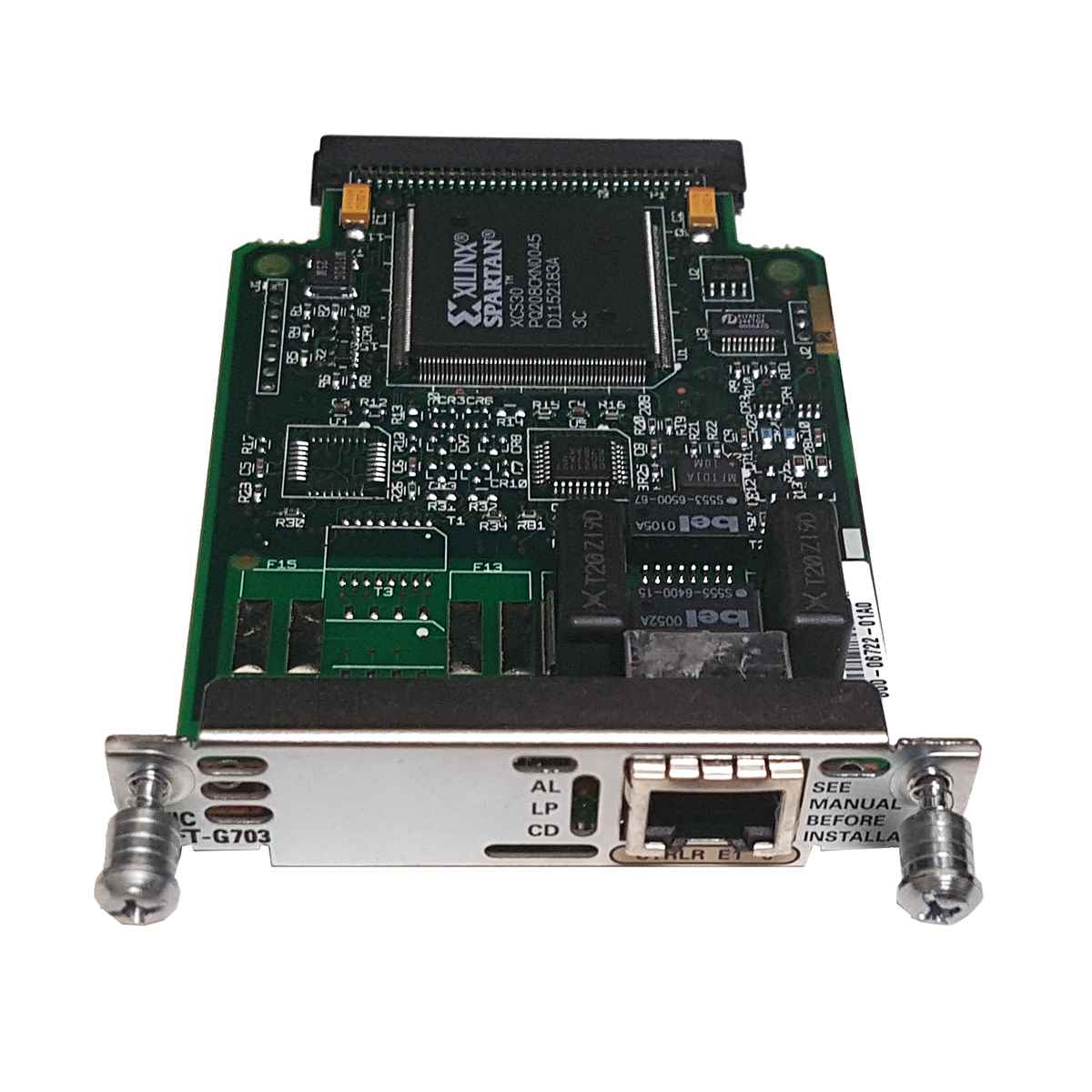 Cisco VWIC-1MFT-G703 1-Port Multiflex Voice/WAN Interface Card 800-06722-01 A0 Cisco VWIC-1MFT-G703 1-Port Multiflex Voice/WAN Interface Card 800-06722-01 A0