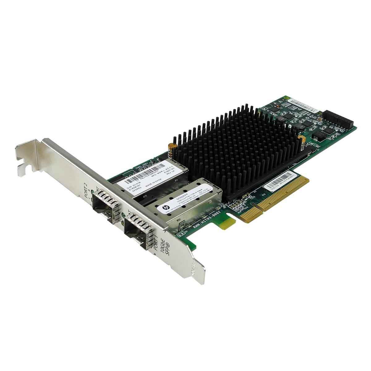 HP NC552SFP FC Dual-Port 10GbE SFP+ PCI-Express Server Adapter 614506-001 614201-001 FP HP NC552SFP FC Dual-Port 2 x 10GbE SFP+ PCI-Express Server Adapter 614506-001 455885-001 FP