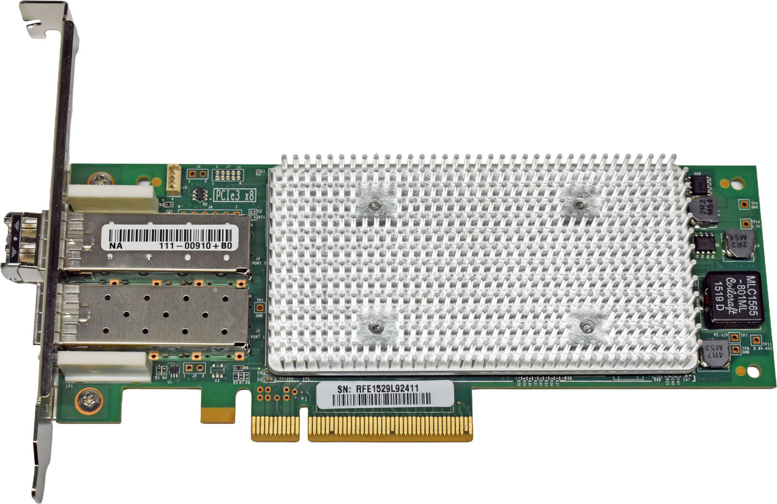 NetApp-QLogic-QLE2672-111-00910-B0-Dual-Port-16G-S-003.jpg NetApp QLogic QLE2672 111-00910+B0 Dual-Port 16G SFP+ FC Server Adapter PCIe 3.0 x8 FP +Mini GBIC