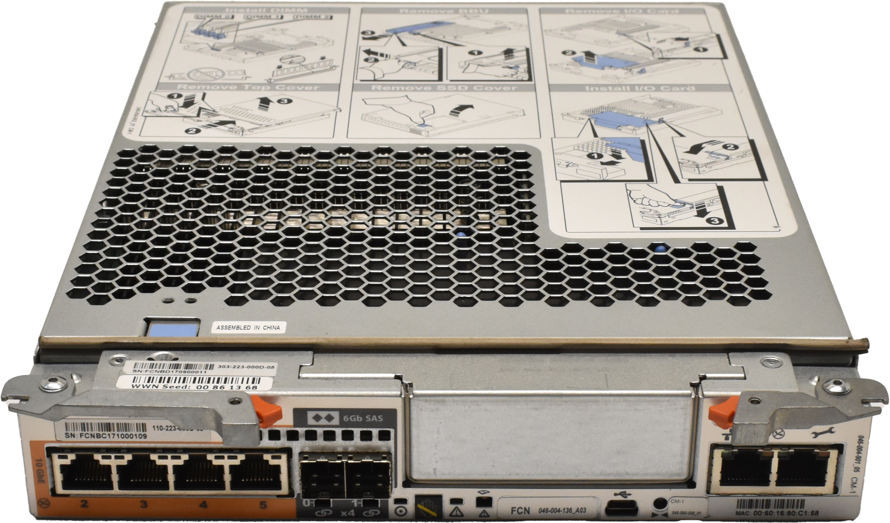 EMC VNXe3200 Controller Module 046-004-136 303-223-000D-05 110-223-000D-05 046-004-901-05