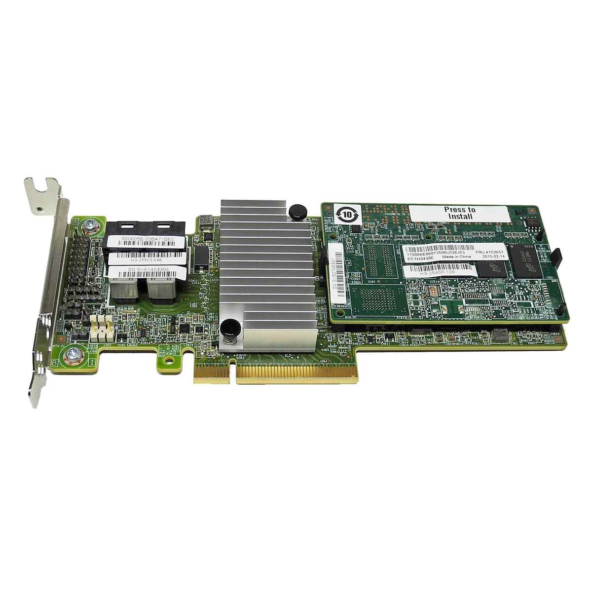 IBM ServeRAID M5210 12 Gb 1GB Cache RAID Controller 46C9111 +2x 00FN501 Kabel IBM ServeRAID M5210 12 Gb 1GB Cache RAID Controller 46C9111 LP 44W3393