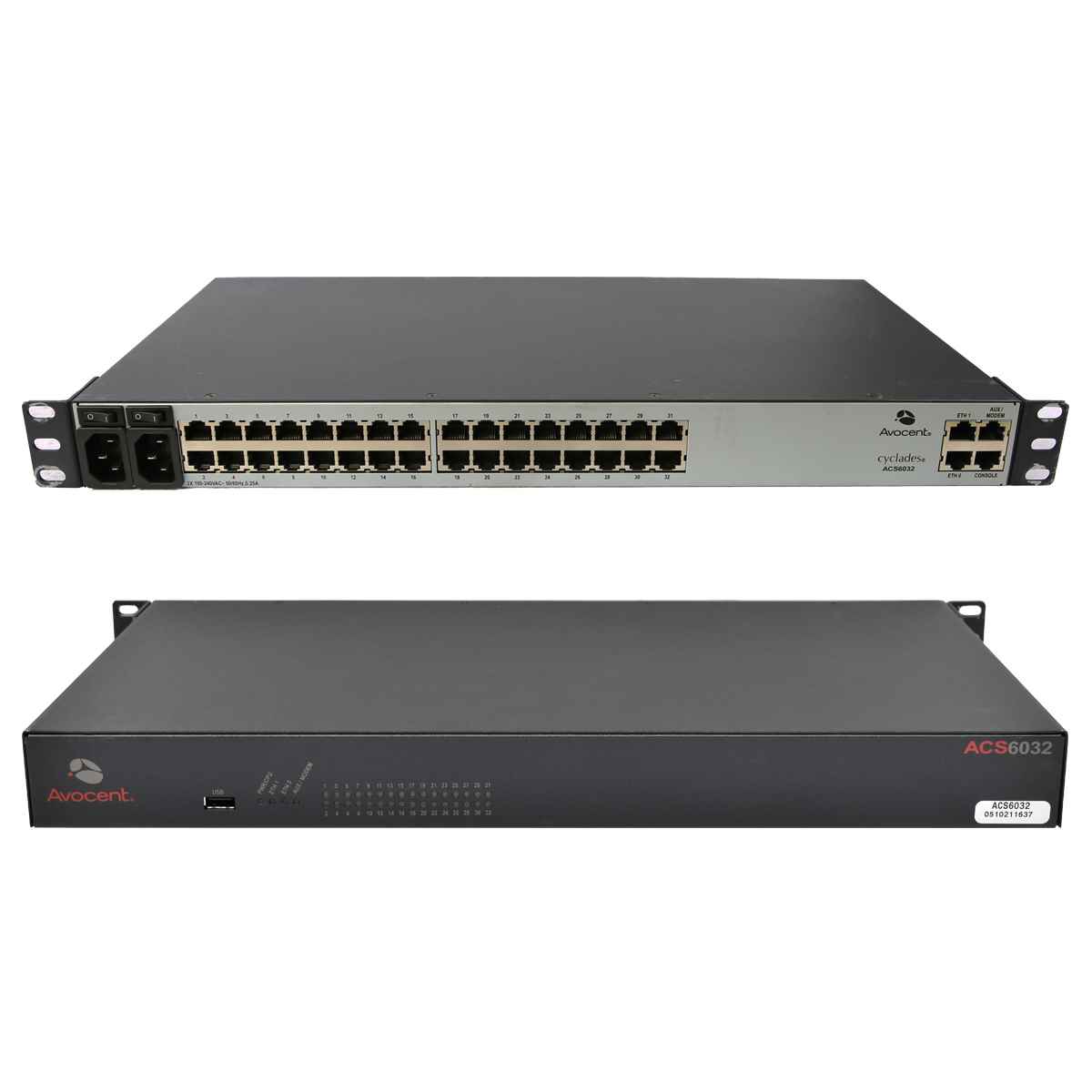 Avocent Cyclades ACS6032 32-Port Advanced Console Server 520-745-501