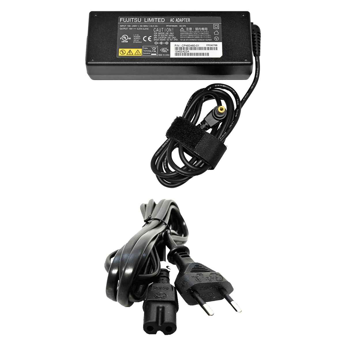 Fujitsu PFW1963N CP483460-01 FPCAC79B 120W AC Adapter 19V 5.27A +Power Cord