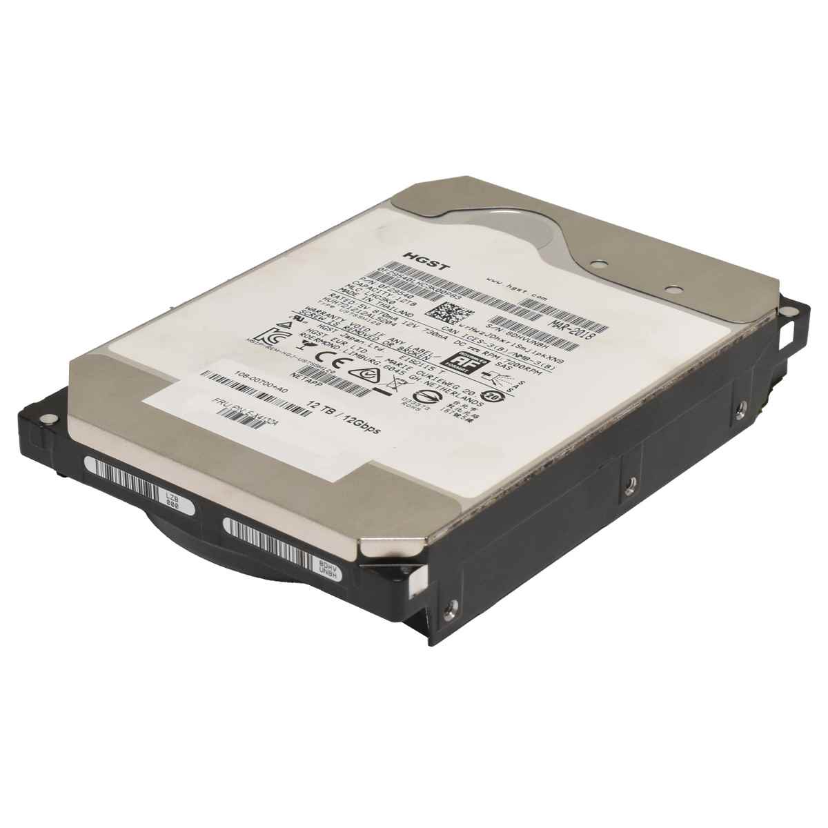 NetApp HGST 12TB 7,2K SAS 12Gbps HDD HUH721212AL5204 108-00700+A0 E-X4132A NetApp HGST 12TB 7,2K SAS 12Gbps HDD HUH721212AL5204 108-00700+A0 E-X4132A