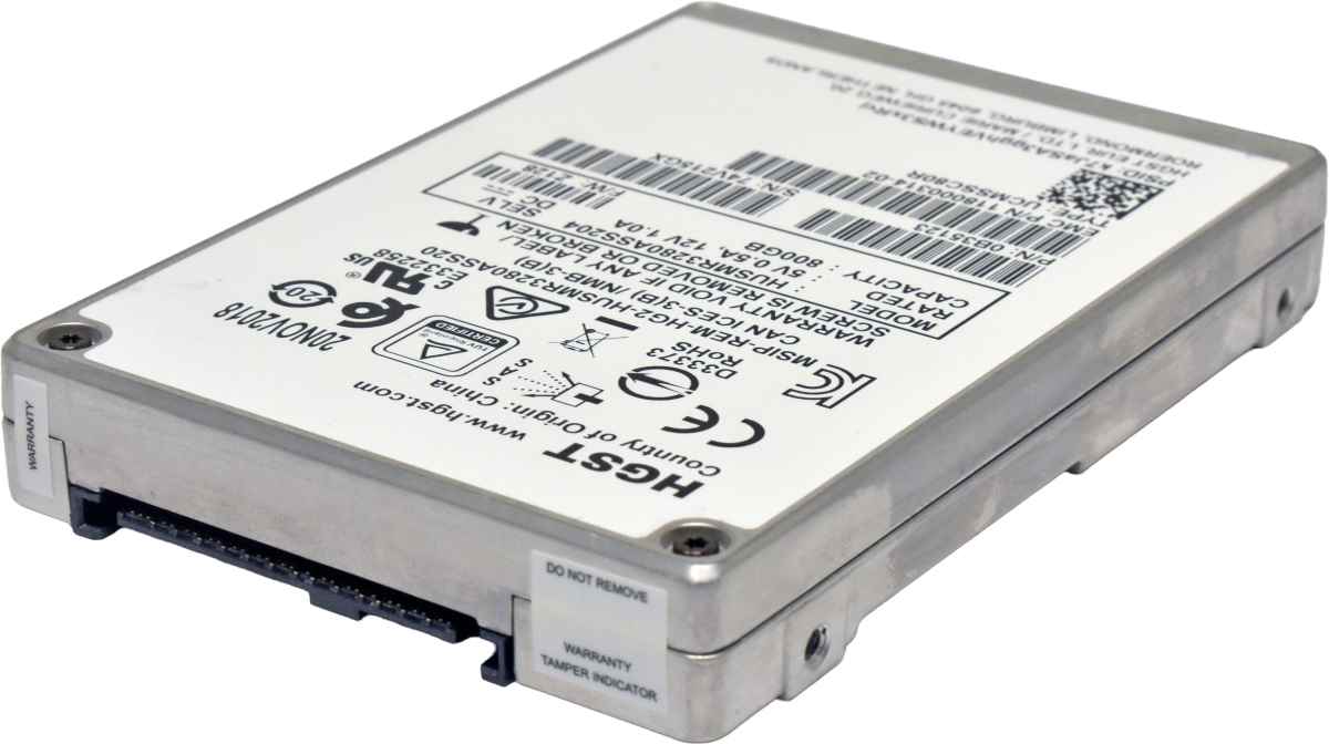 Dell EMC HGST 800GB 2.5" 12G SAS SSD 0B35123 HUSMR3280ASS204 EMC Data Domain