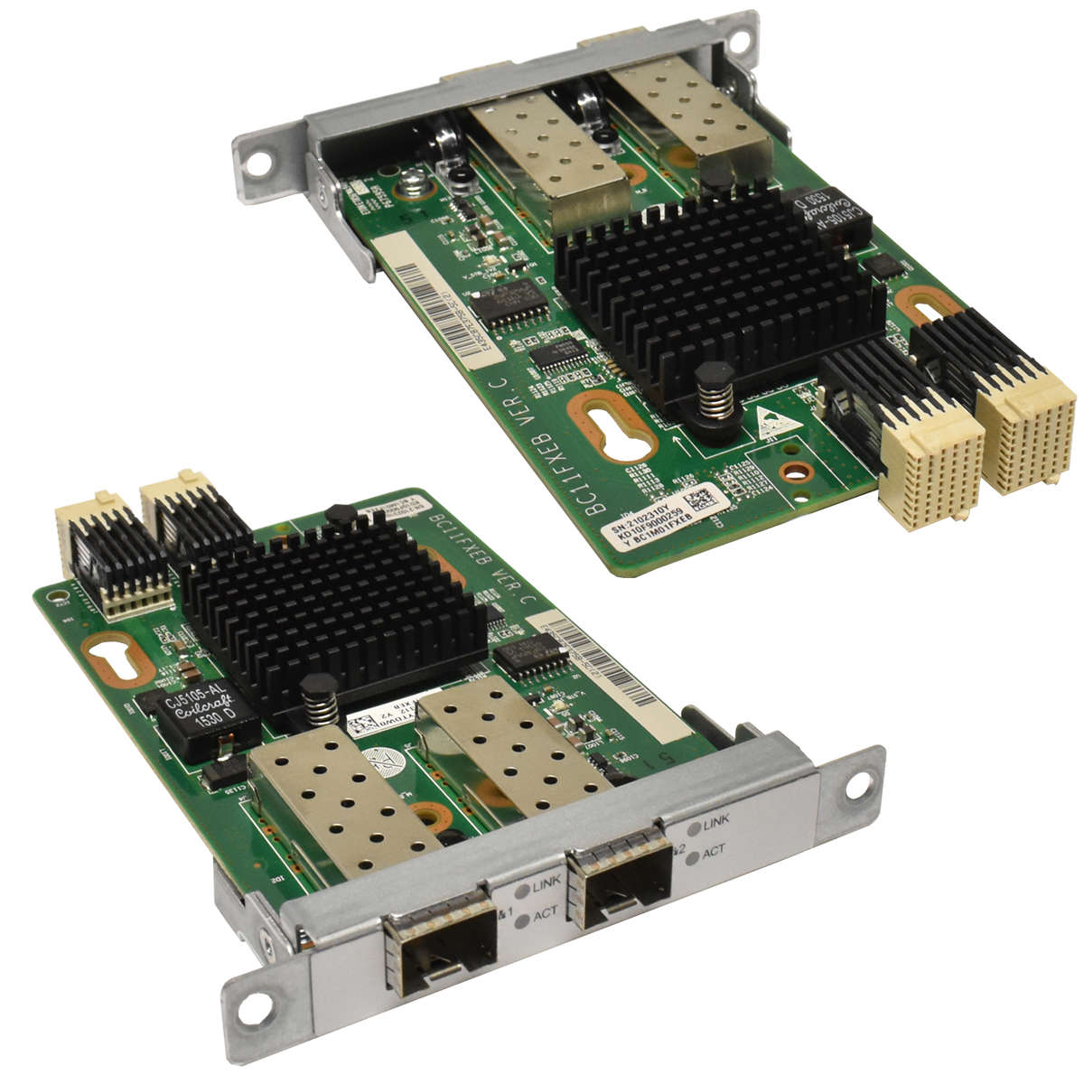 Huawei-10Gb-2-Port-Ethernet-Netzwerkkarte-SFP-BC11-001.jpg Huawei 10Gb 2-Port Ethernet Netzwerkkarte SFP+ BC11FXEB RH2288H V3 BC1M01FXEB