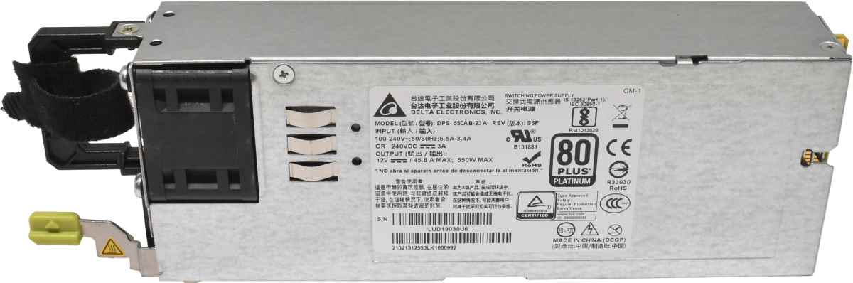 Delta Electronics Netzeil / PSU 550W für Delta Server Switch DPS-550AB-23A Delta Electronics Netzeil / PSU 550W für Delta Server Switch DPS-550AB-23A