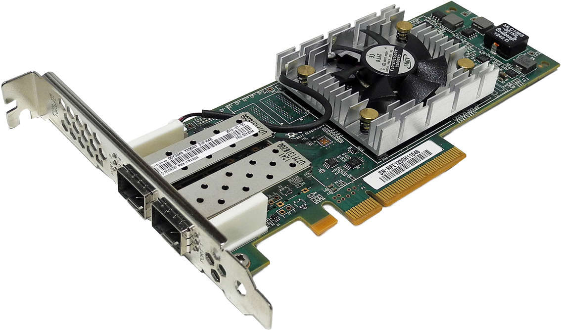 Lenovo-QLogic-QLE2662-LNVX-Dual-Port-16Gb-PCIe-x8-002.jpg Lenovo QLogic QLE2662-LNVX Dual-Port 16Gb PCIe x8 FC Server Adapter 00Y3344 FP +2x GBICs