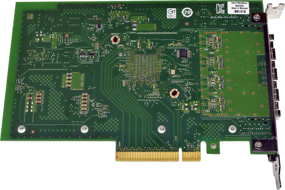 Dell Intel X710-DA4 0DDJKY Quad-Port SFP+ 10GE Network Adapter PCIe x8 FP