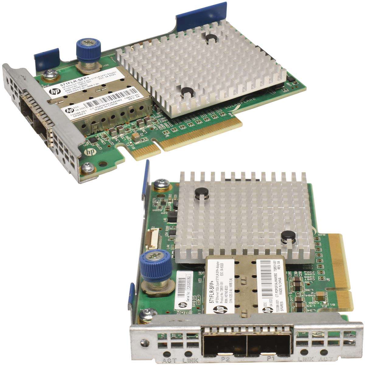 HP-Ethernet-10Gb-2-port-571FLR-SFP-Adapter-PN-7285-001.jpg HP Ethernet 10Gb 2-port 571FLR-SFP+ Adapter PN: 728531-001 733386-001