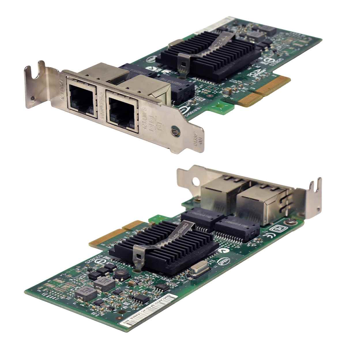 Intel Pro/1000 PT Dual Port EXPI9402PTBLK 868971 RJ-45 GE Server Adapter PCIe x4 LP Intel Pro/1000 PT Dual Port EXPI9402PTBLK 868971 RJ-45 GE Server Adapter PCIe x4 LP
