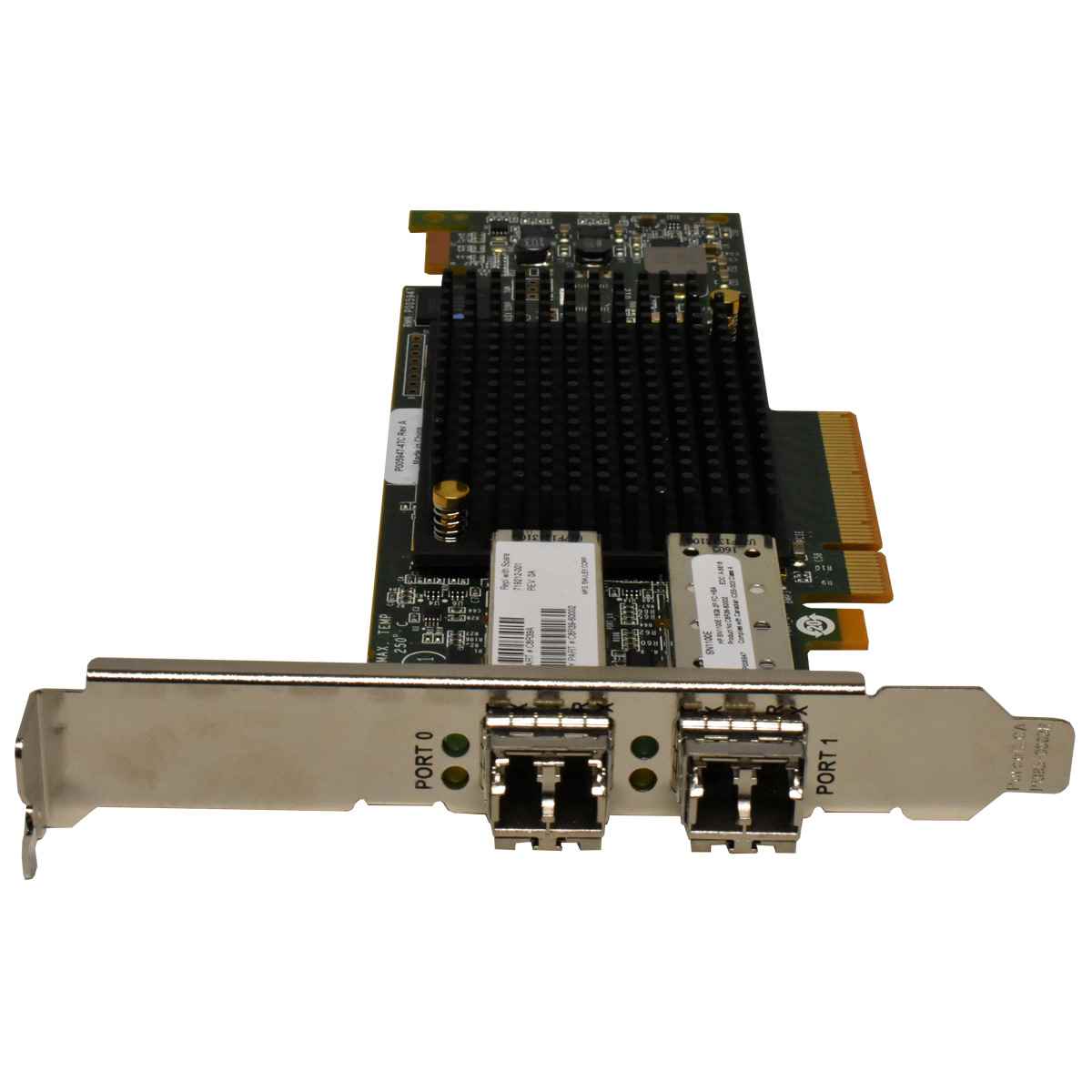 HP SN1100E Dual-Port 16Gb FC SFP+ PCIe x8 Netzwerkkarte + 2x SFP 16Gb C8R39A 719212-001 FP HP SN1100E Dual-Port 16Gb FC SFP+ PCIe x8 Netzwerkkarte + 2x SFP 16Gb C8R39A 719212-001 FP