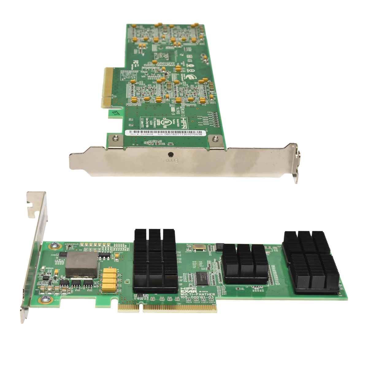Exar Multi Panther PCIe x8 Data Compression Card 105-000161-03 DX1845B Exar Multi Panther PCIe x8 Data Compression Card 105-000161-03 DX1845B