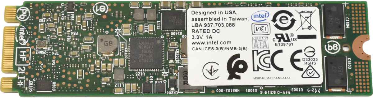 Intel Oracle SSDSCKLB480G7 SSD 480GB M.2 2280 SATA 6G 7341590