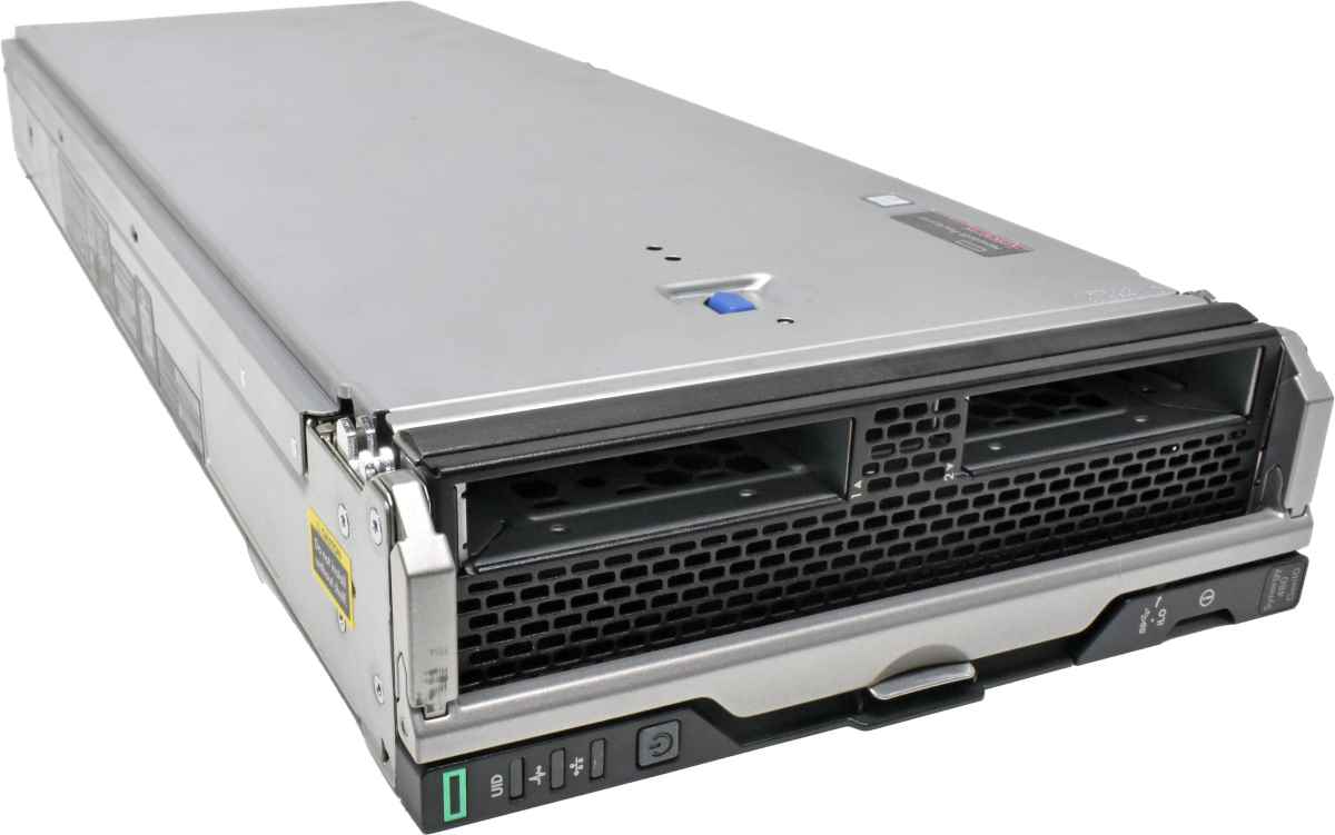 HP Synergy 480 Gen10 Blade Compute Module No CPU No RAM PC4 1x Heatsink 2x SFF 2.5"