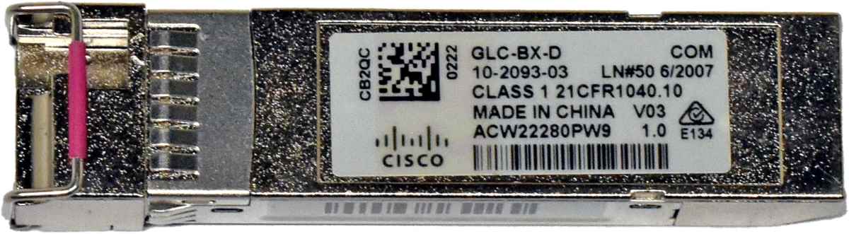 Cisco GLC-BX-D 10-2093-03 1G 10km Mini GBIC SFP Module IPUIAG6RAC