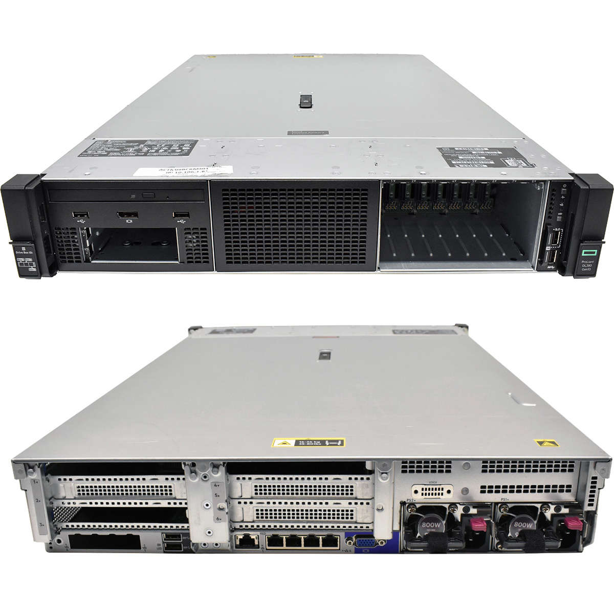 HP ProLiant DL380 G10 2U no CPU 2xPerformance HS no PC4 10x 2.5" P408i-a + Expander