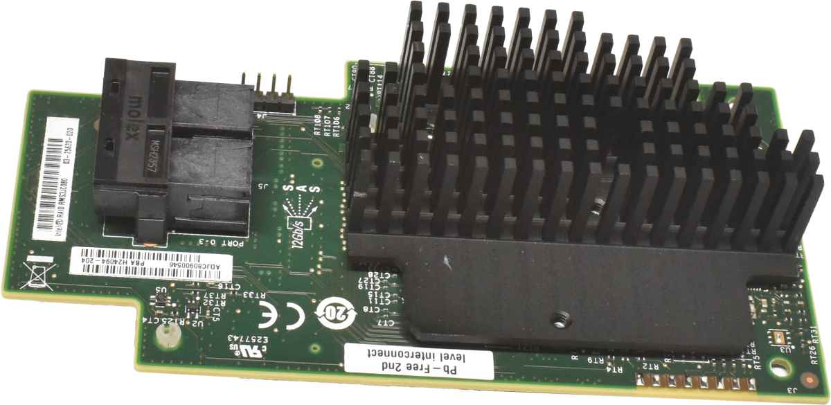 Intel RMS3JC080 8-CH SAS 12G SATA 6G Integrated RAID Controller Module 03-25620-02D Intel RMS3JC080 8-CH SAS 12G SATA 6G Integrated RAID Controller Module 03-25620-02D