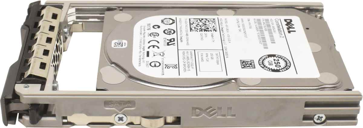 Dell 2.5" 250GB 7.2K 6G SATA HDD Festplatte ST9250610NS 0DNTWD + Rahmen