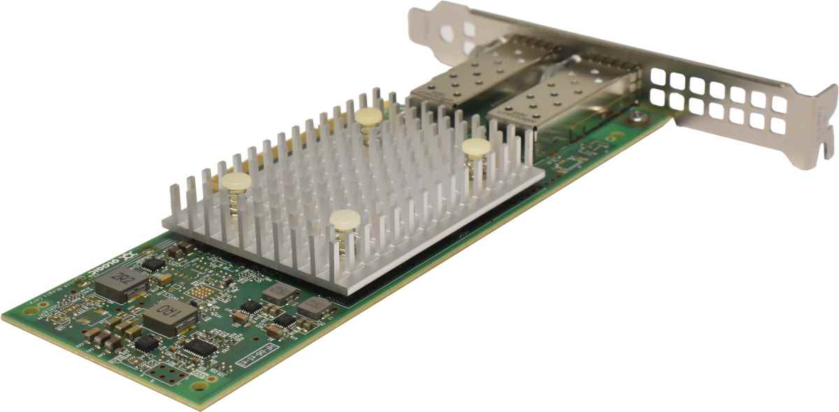DELL Dual Port 10GbE/25GbE QLogic QL41262 PCI-e + 1x 10 Gbic SFP 051GRM FP