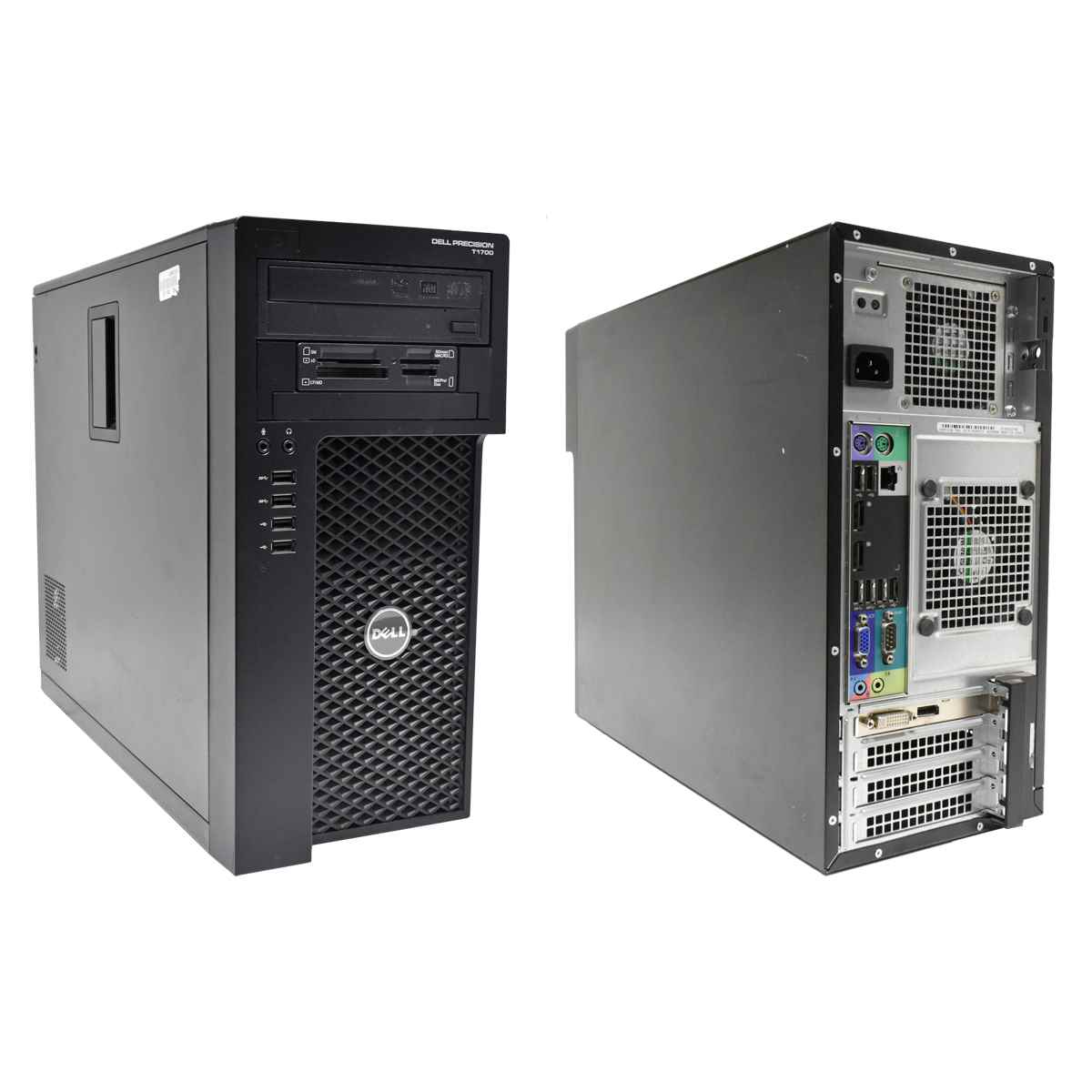 Dell Precision T1700 Tower Xeon E3-1241 V3 3.50GHz 8GB PC3 RAM 500GB HDD NVIDIA Quadro 600 Win7 Pro Key