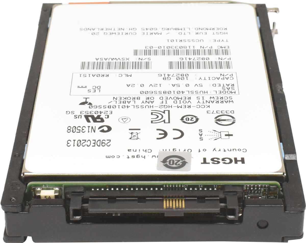 EMC HGST 100GB 10K SAS 6G 2.5" SSD HUSSL4010BSS600 0B27416 005050365 EMC HGST 100GB 10K SAS 6G 2.5" SSD HUSSL4010BSS600 0B27416 005050365