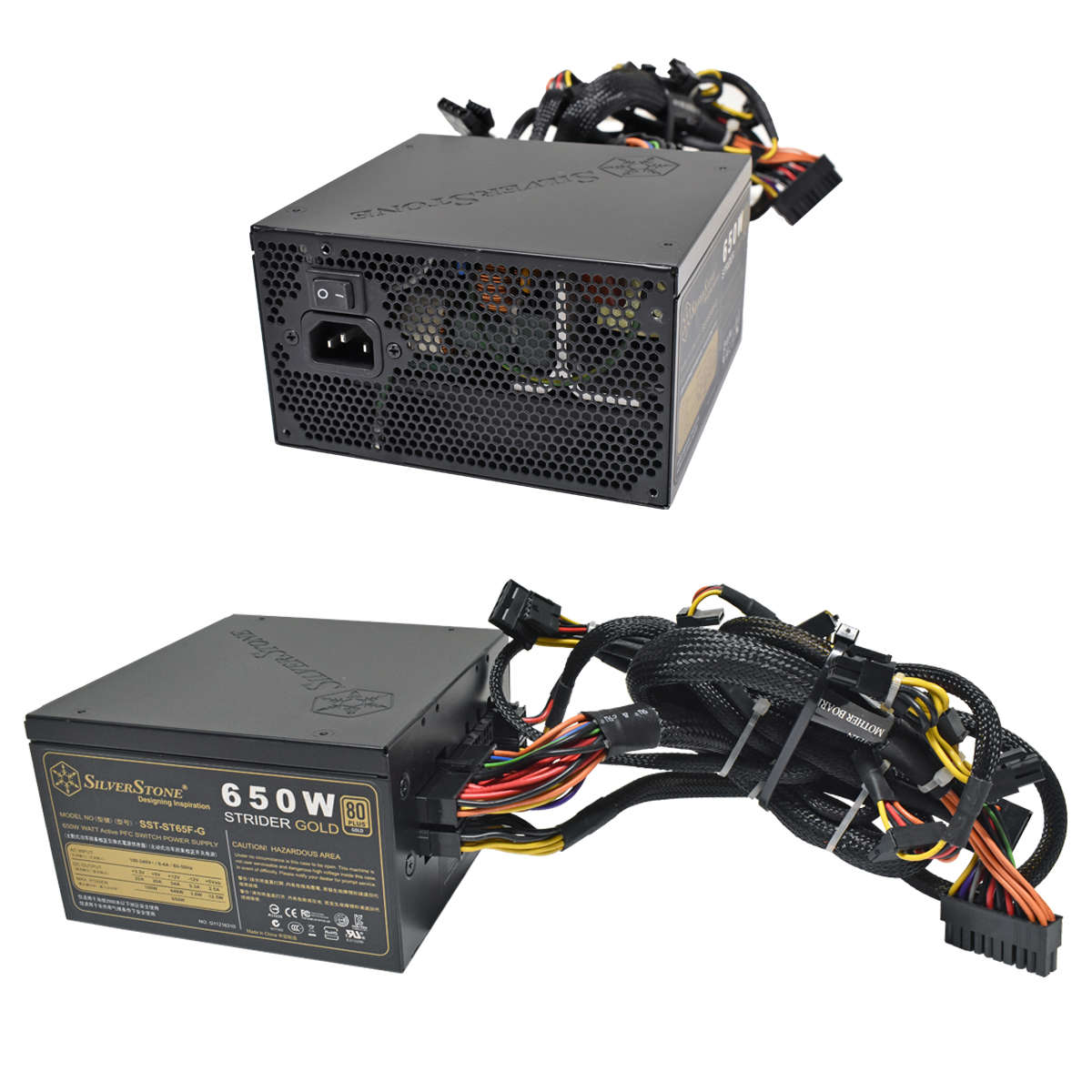 SilverStone-SST-ST65F-GS-v-1-1-Strider-Gold-S-Seri-002.jpg SilverStone SST-ST65F-GS v 1.1 Strider Gold S Series 80 PLUS Gold, 650 W Netzteil + Kabel