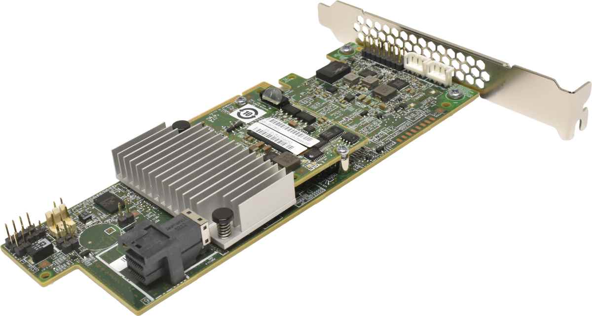 LSI MegaRAID SAS 9361-4i 4-Port 12G RAID Controller PCle x8 + MR LSICVM02 FP