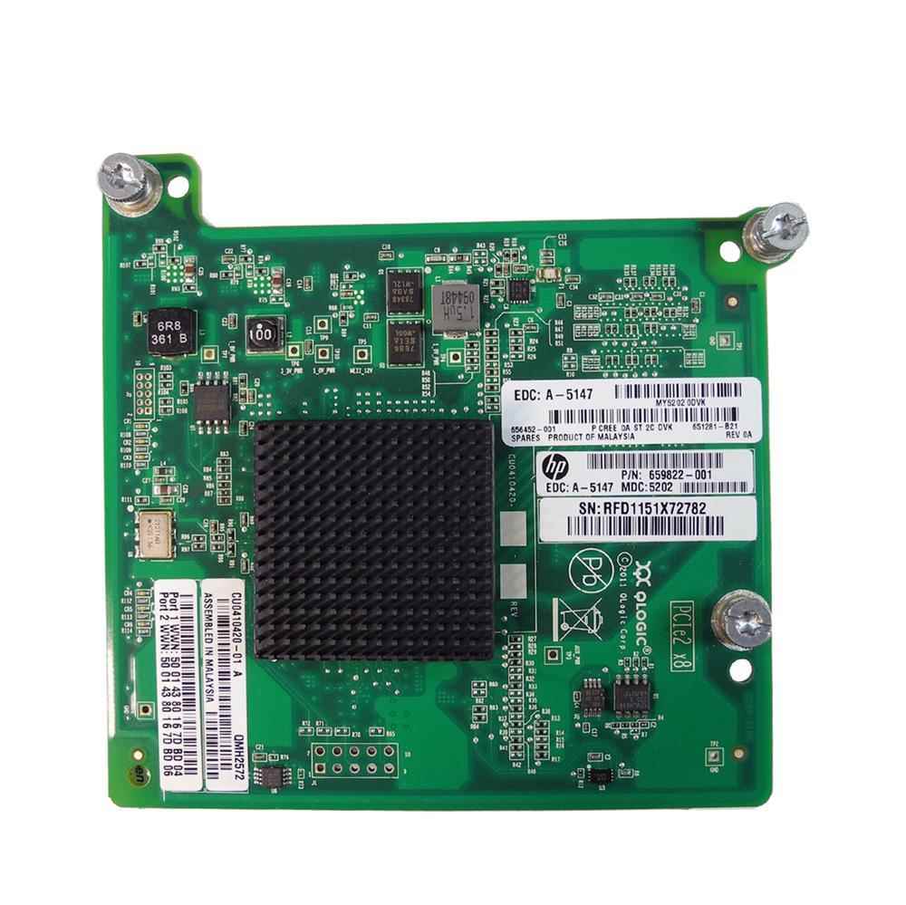 HP QMH2572 8GB Fibre Channel Host Bus Adapter 659822-001 651281-B21 656452-001 HP QMH2572 8GB Fibre Channel Host Bus Adapter 659822-001 651281-B21 656452-001