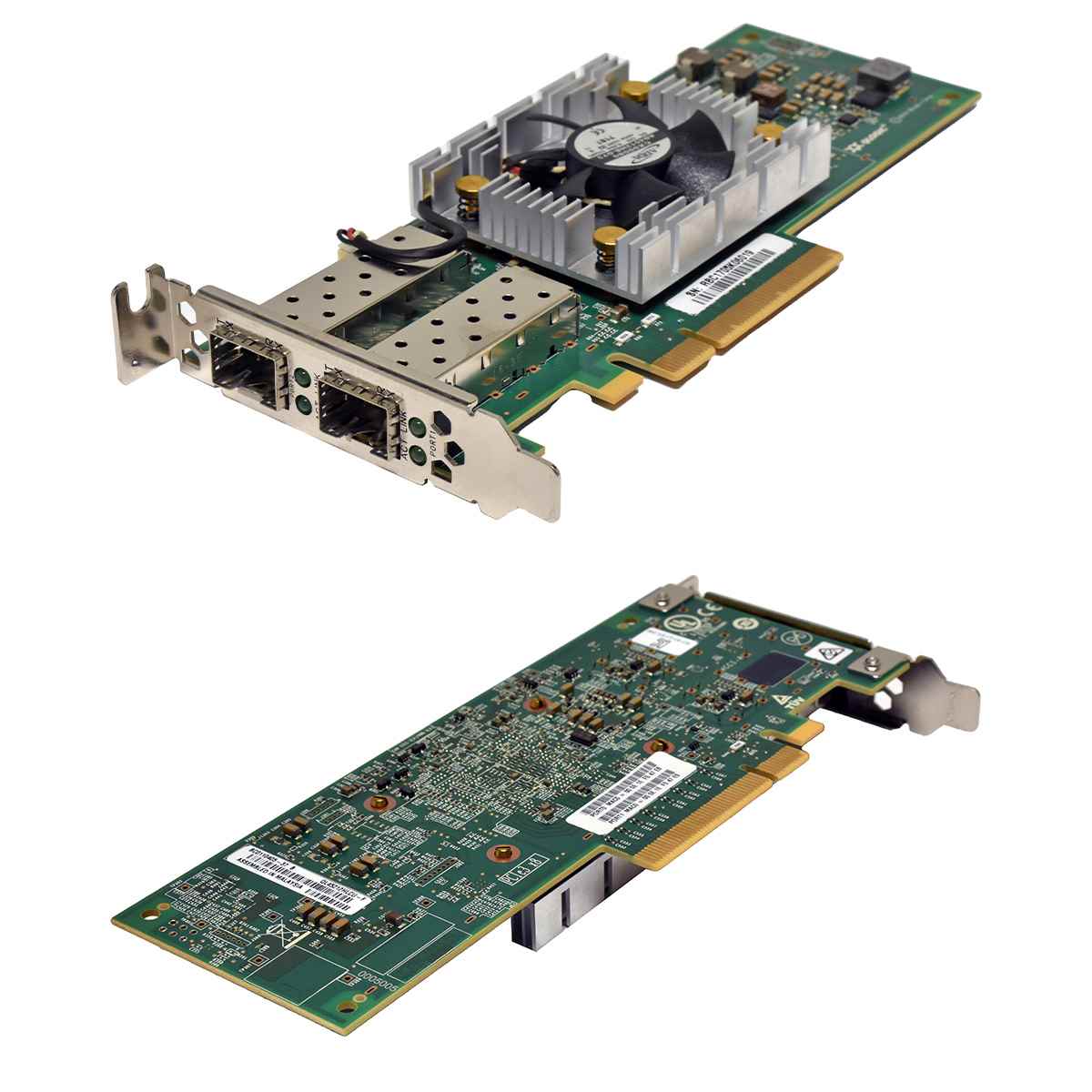 QLogic FastLin BC0110405-37 QL45212HLCU Dual-Port 25G SFP28 PCIe3.0 x8 Network Adapter + Mini GBIC LP QLogic FastLin BC0110405-37 QL45212HLCU Dual-Port 25G SFP28 PCIe3.0 x8 Network Adapter + Mini GBIC LP