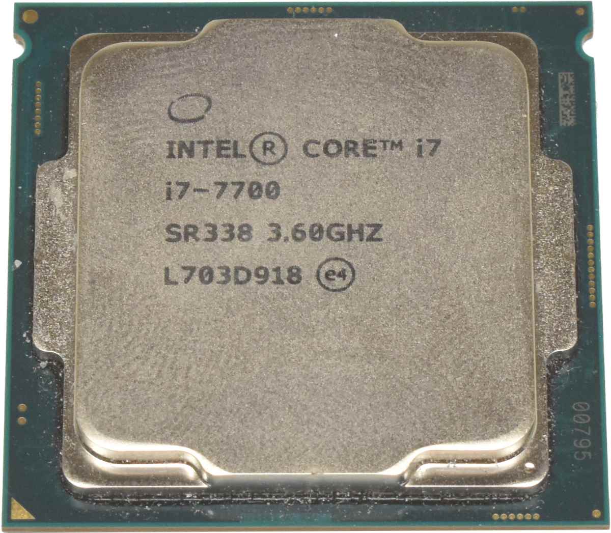 Intel Core Processor i7-7700 Quad Core 3.60GHz 8MB Cache LGA1151 SR338 Intel Core Processor i7-7700 Quad Core 3.60GHz 8MB Cache LGA1151 SR338