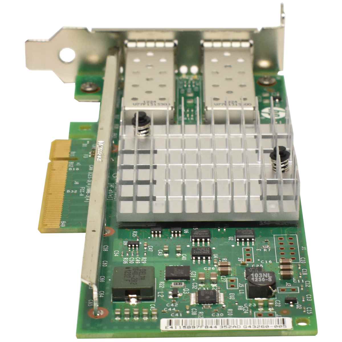 HP 560SFP+ Dual-Port 10GbE PCI-E x8 Converged Network Adapter 669279-001 LP HP 560SFP+ Dual-Port 10GbE PCI-E x8 Converged Network Adapter 669279-001 LP