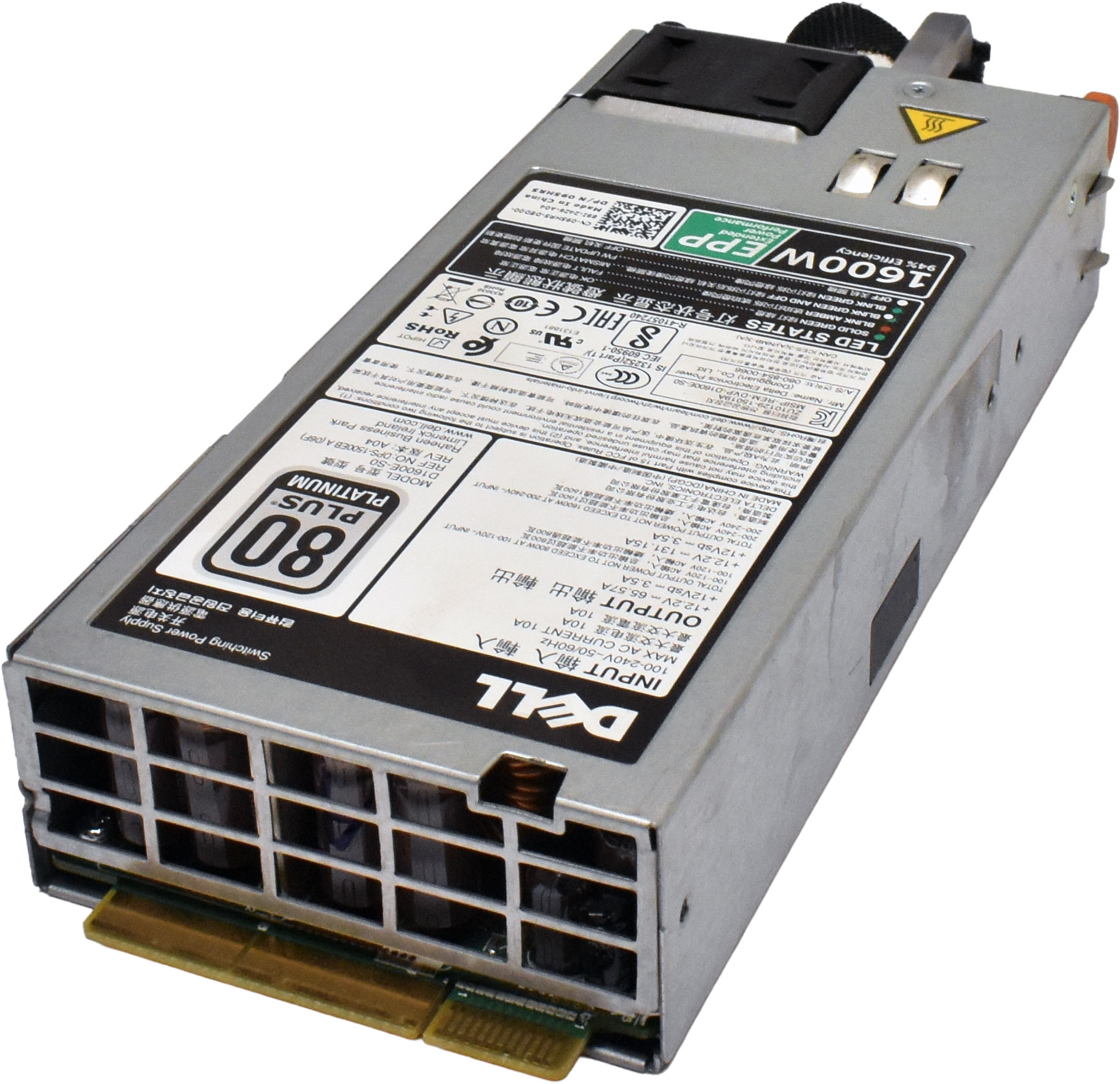 DELL 1600Watt Power Supply/Netzteil 095HR5 95HR5 für PowerEdge C4130 T630 R630 R730 R730XD R830 R530