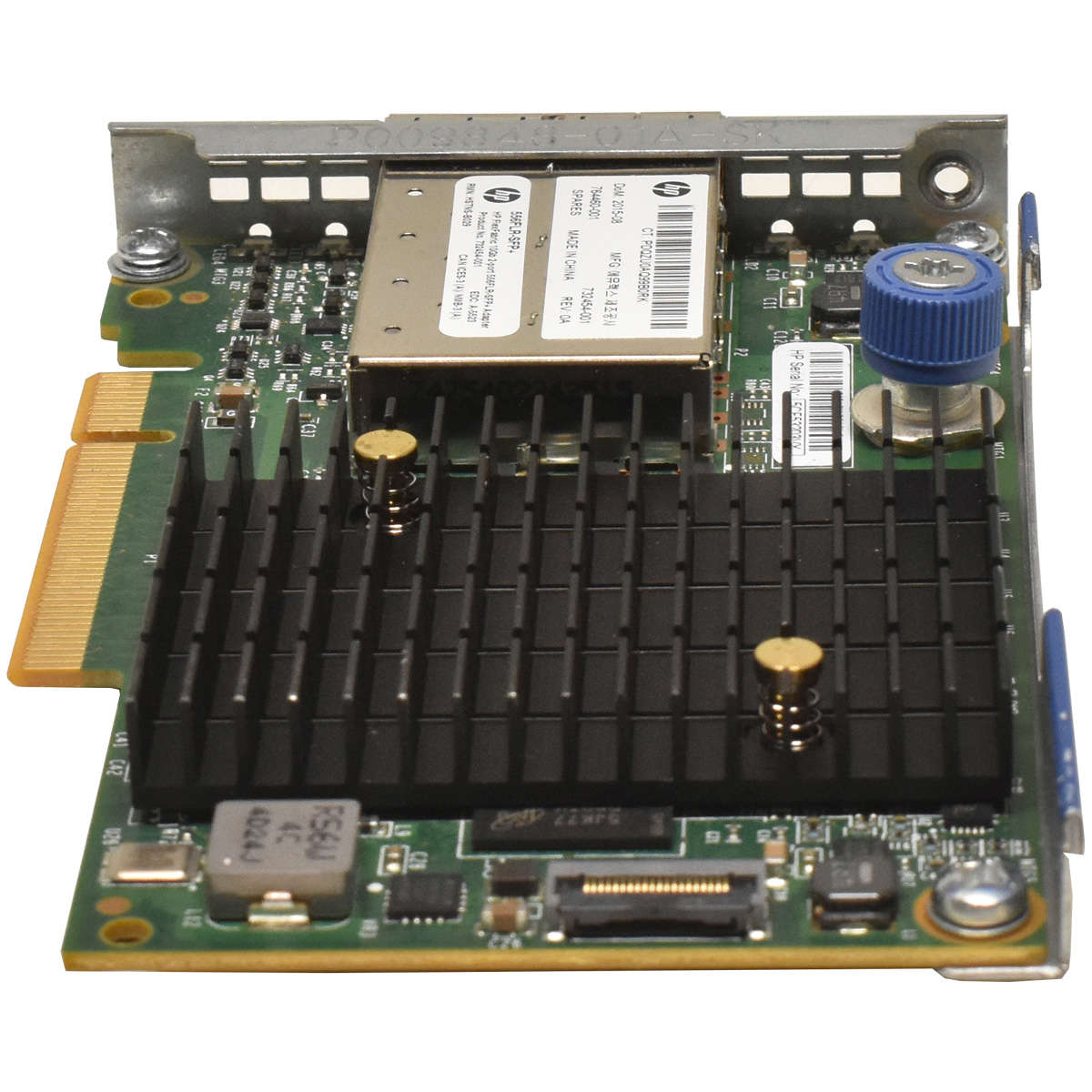 HP-FlexFabric-10Gb-2-port-556FLR-SFP-Adapter-PN-73-003.jpg HP FlexFabric 556FLR-SFP+ Dual-Port SFP+ 10GbE Server Adapter 764460-001 732454-001 + 2x GBIC