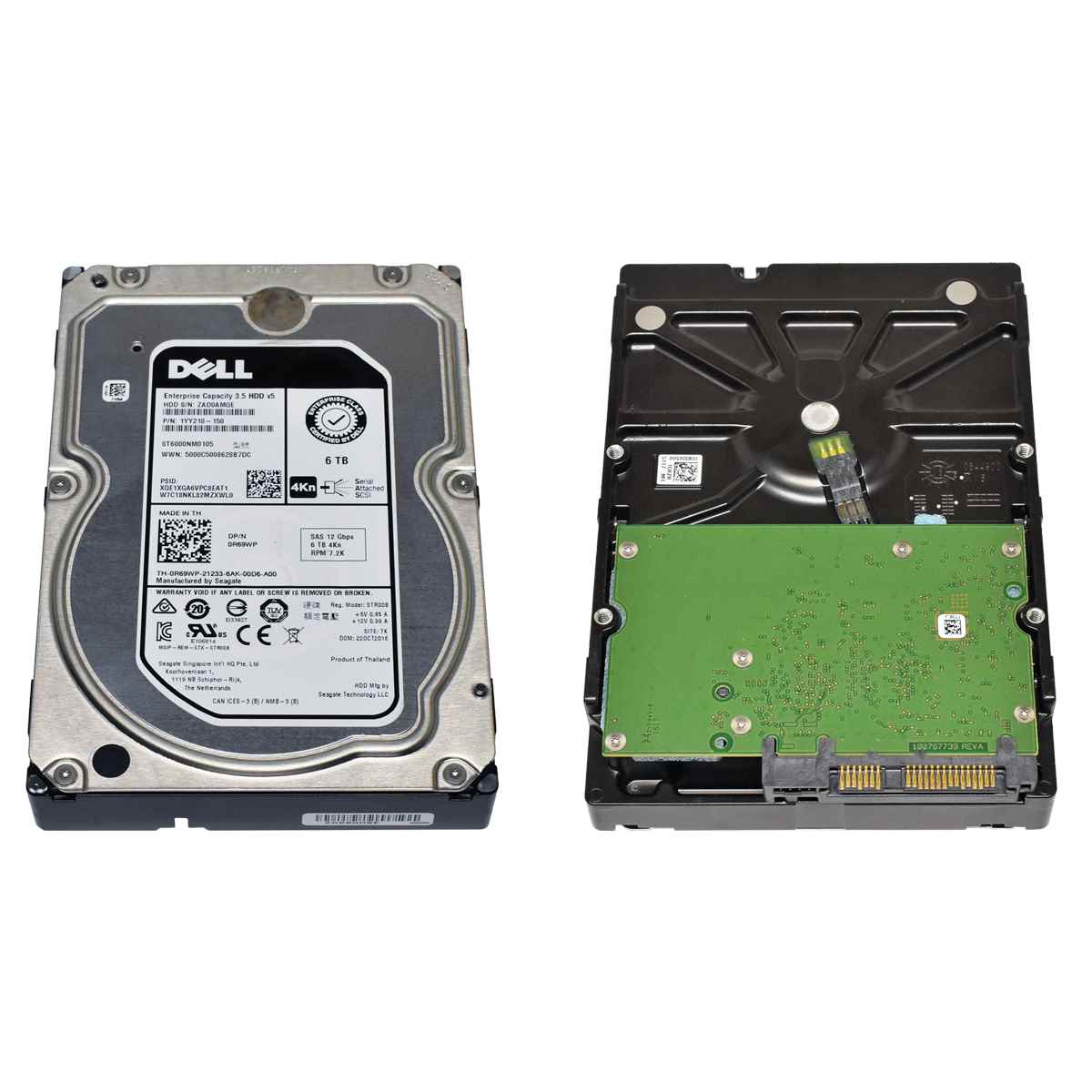 DELL Seagate Enterprise V5 4KN 6TB 7,2K SAS 12Gbps HDD ST6000NM0105 0R69WP DELL Seagate Enterprise V5 4KN 6TB 7,2K SAS 12Gbps HDD ST6000NM0105 0R69WP