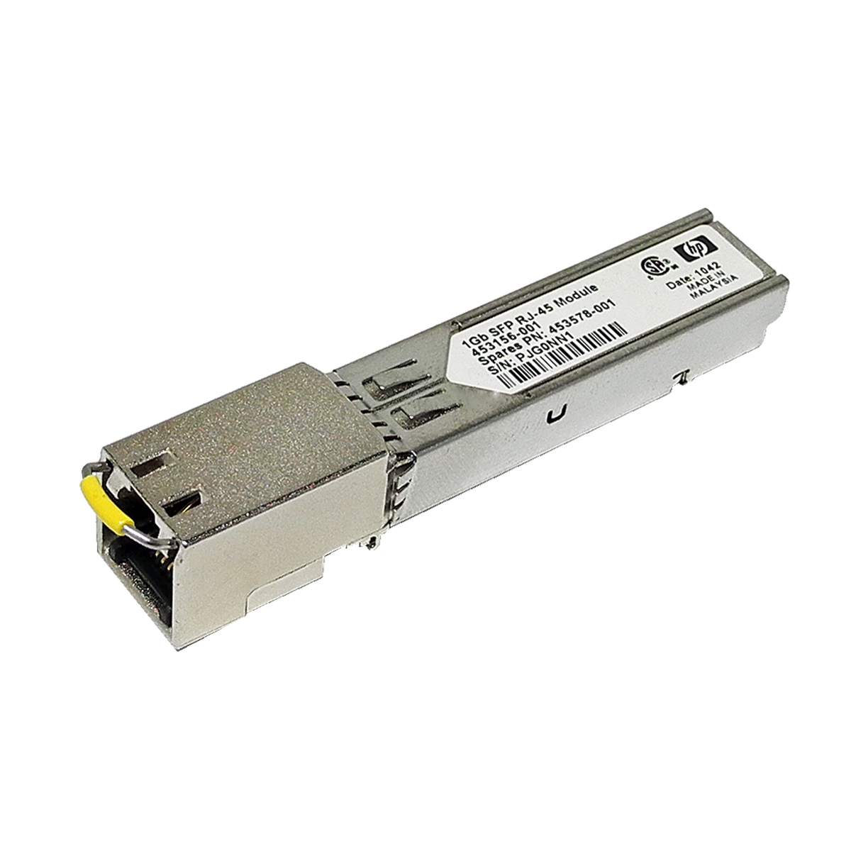 HP Original 1 Gb SFP 1000Base-T RJ-45 Transceiver SP# 453578-001 661726-001 HP Original 1 Gb SFP 1000Base-T RJ-45 Transceiver SP# 453578-001 661726-001
