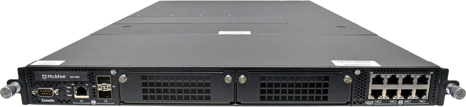 McAfee IPS-NS7500 600-1729-00 8-Port GE RJ-45 Network Security Platform 2x SFP+ NEW NEU